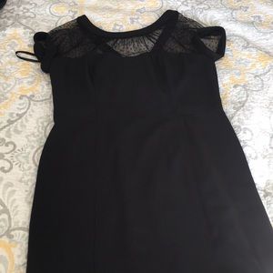 Black mesh WHBM dress